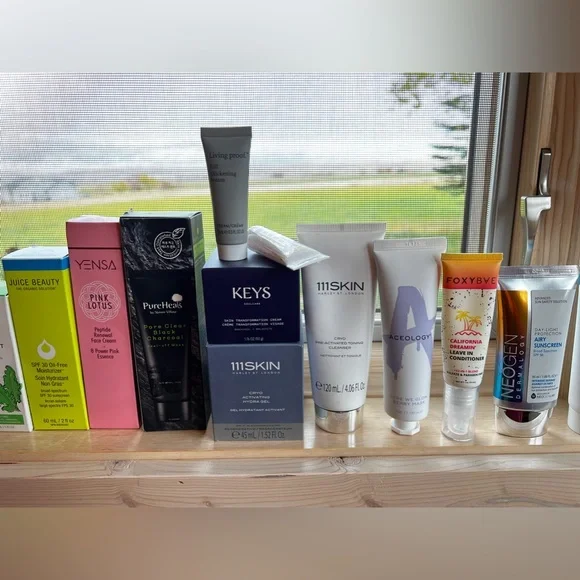 New Skincare, 111 Skin, Living Proof, Keys, Dr. Brandt, FoxyBae, Juice Beauty